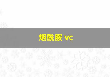 烟酰胺 vc